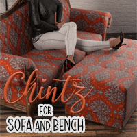 Chintz For Sofa And Bench