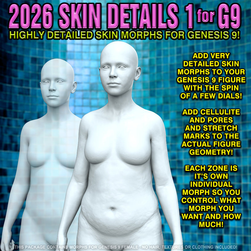 2026 Skin Details 1 for Genesis 9
