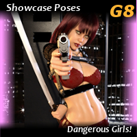Showcase Poses: Dangerous Girls Poses And Props G8