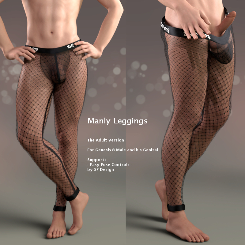 Manly Leggings Adult  Genesis 8 Male
