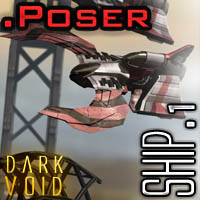 Dark Void Ship 1 Construction Set Poser