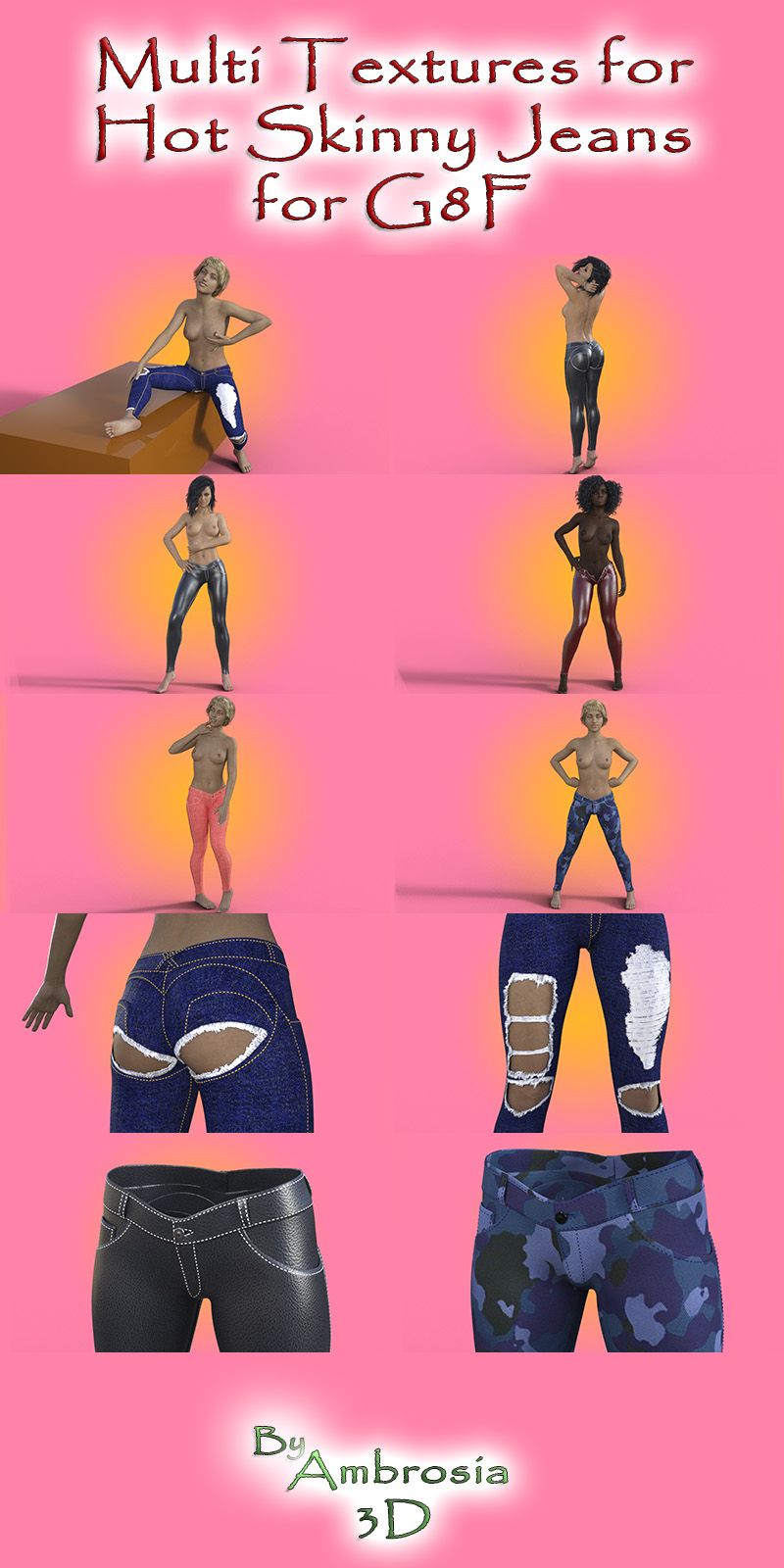 Ambrosia3d Multi Textures For HSJ G8F