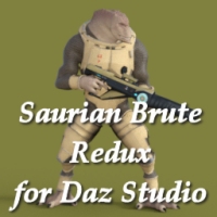 Saurian Brute Redux For Daz Studio