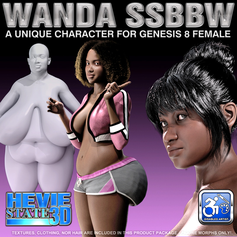 Wanda SSBBW for Genesis 8 Female