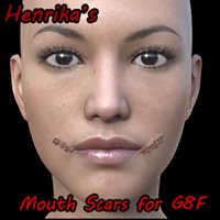 Henrika's Mouth Scars for G8F