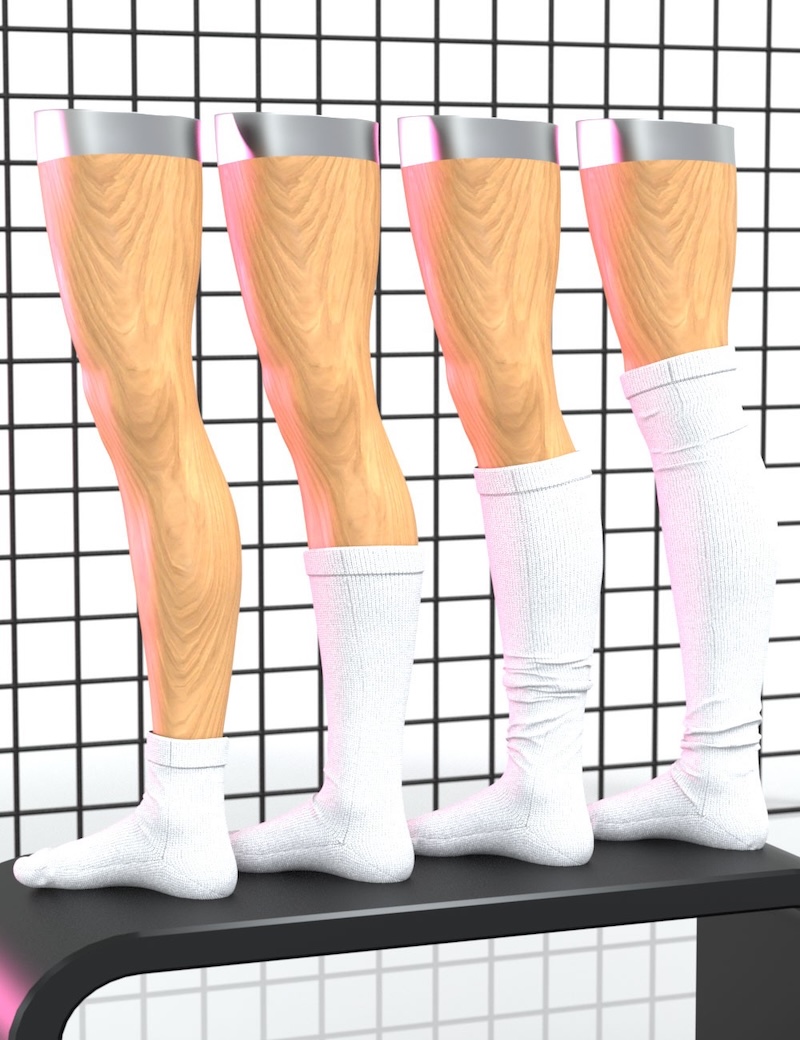 3DL Lots O' Socks For Genesis 8 Females