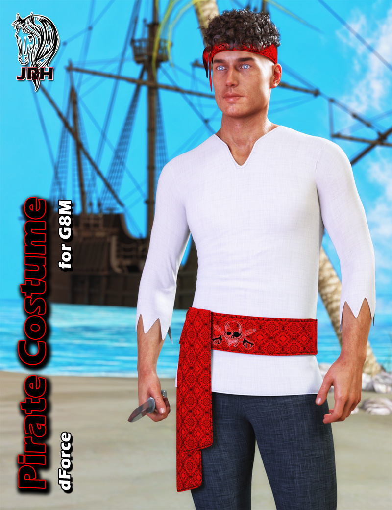 JRH dForce Pirate Costume for G8M