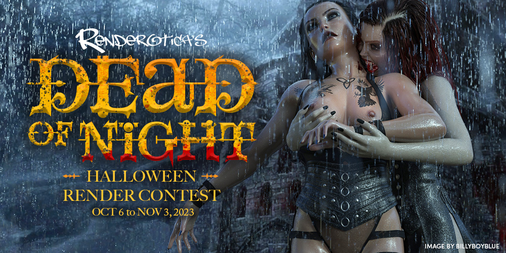 Renderotica's Dead of Night Halloween Render Contest